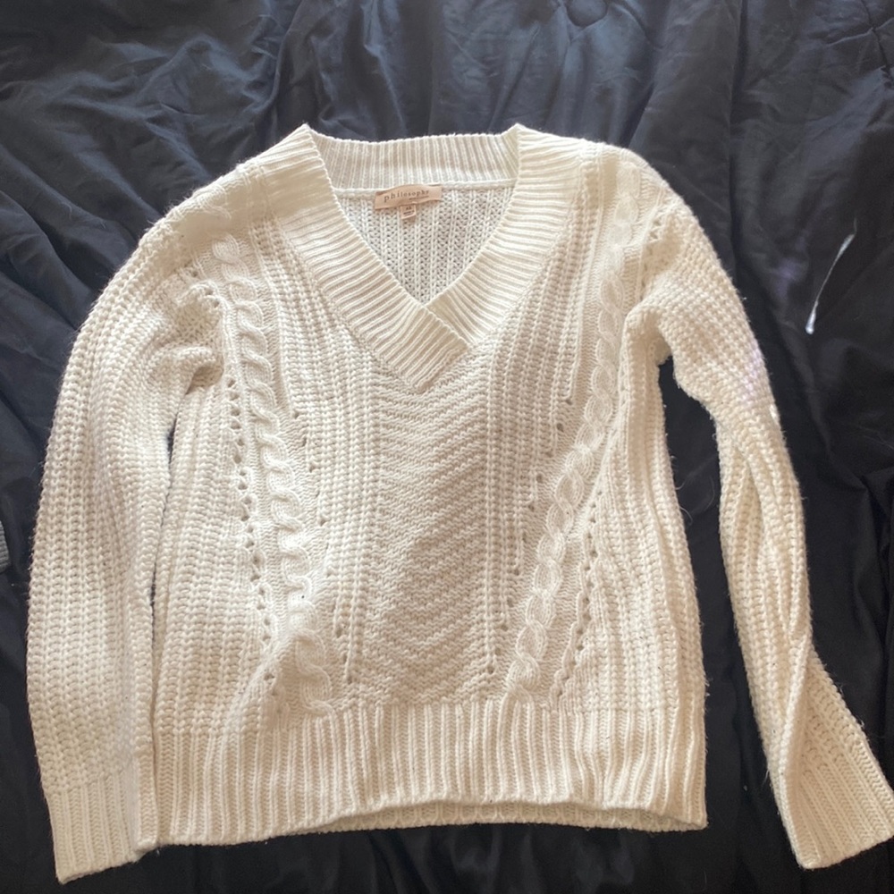 White sweater